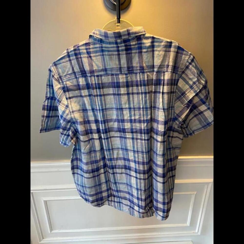 NWT Tommy Bahama Men's XL Plaid Short Sleeve Button Down Shirt - Picture 5 of 5